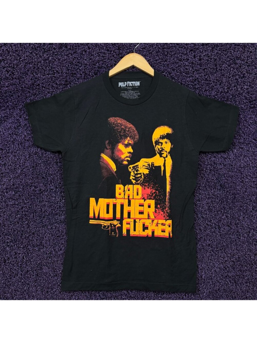 Jules Winnfield Bad Mother Fudgers Pulp Fiction T-Shirt S
